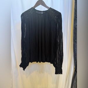Elegant Black Women's Top